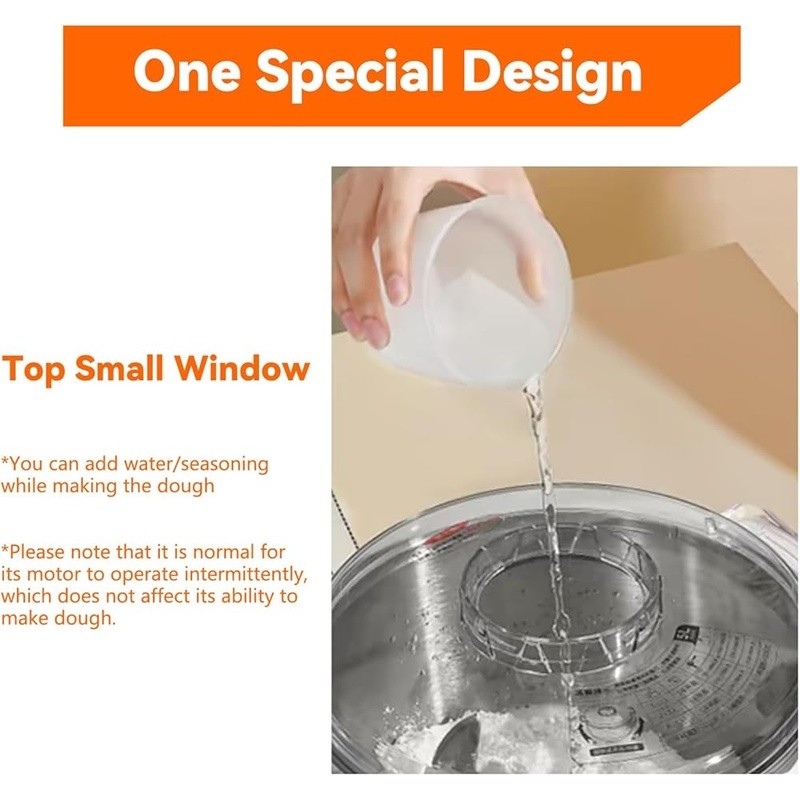 7L Dough Mixer W/ Constant Temperature Fermentation & Auto Shut Off Function New