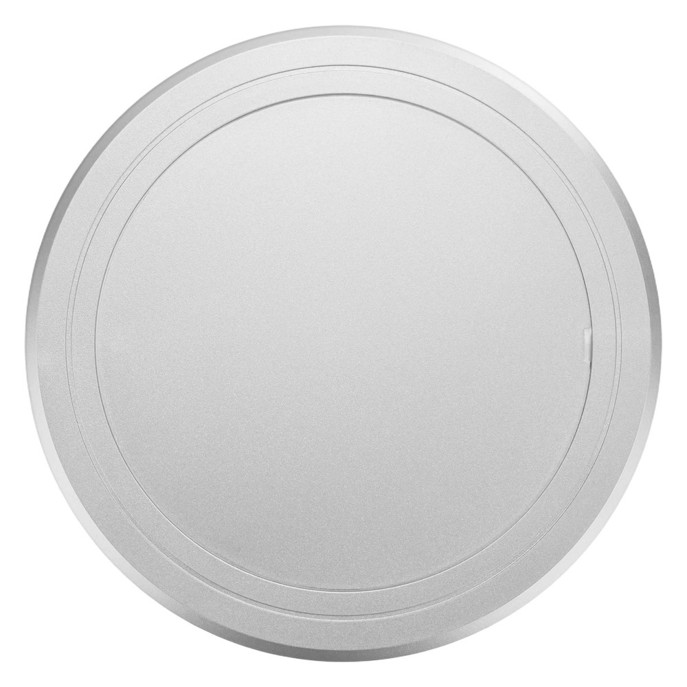 1-Pack Access Panel for Drywall, 6x6 Inch Round Plastic Removable [Silver Tone]