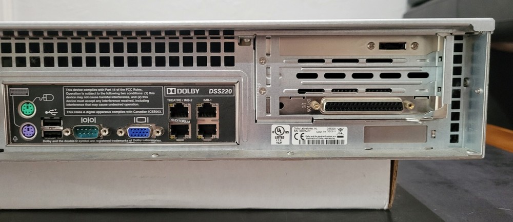 Dolby DSS220 Show Manager Server