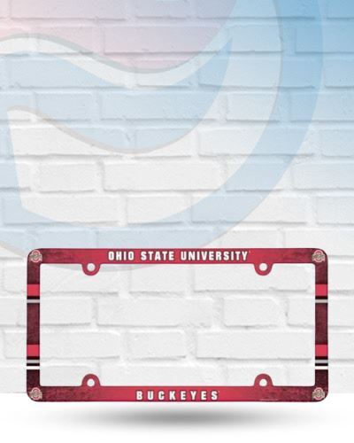 Ohio State Buckeyes Plastic License Plate Frame