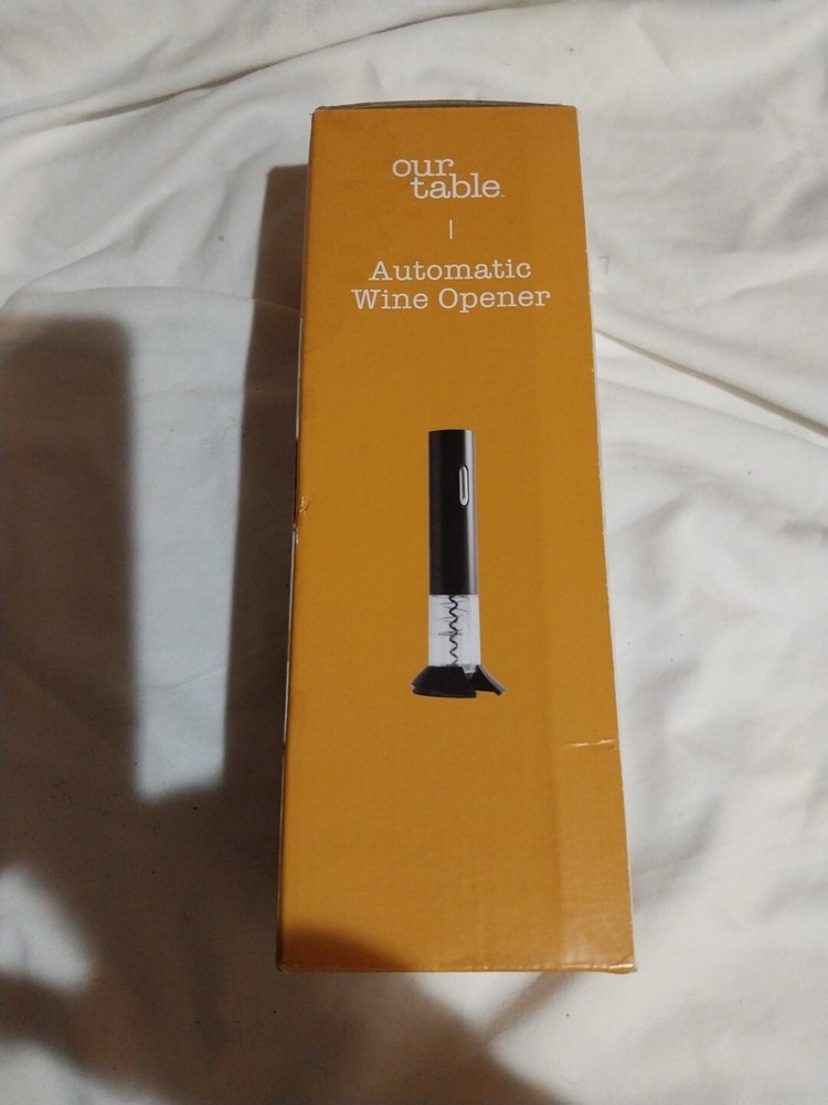 Our Table Automatic Wine Opener in Black - NEW ( SEE DESC. )
