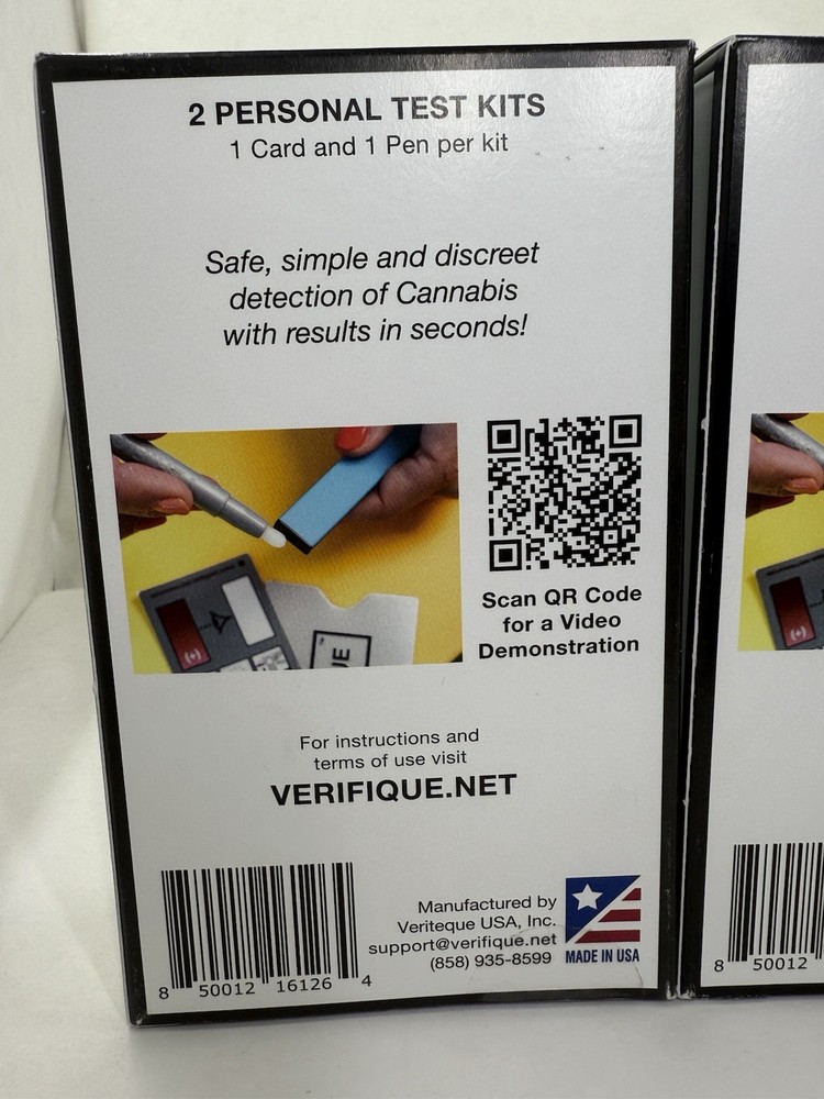 2 Verifique Cannabis Drug Testing Kit