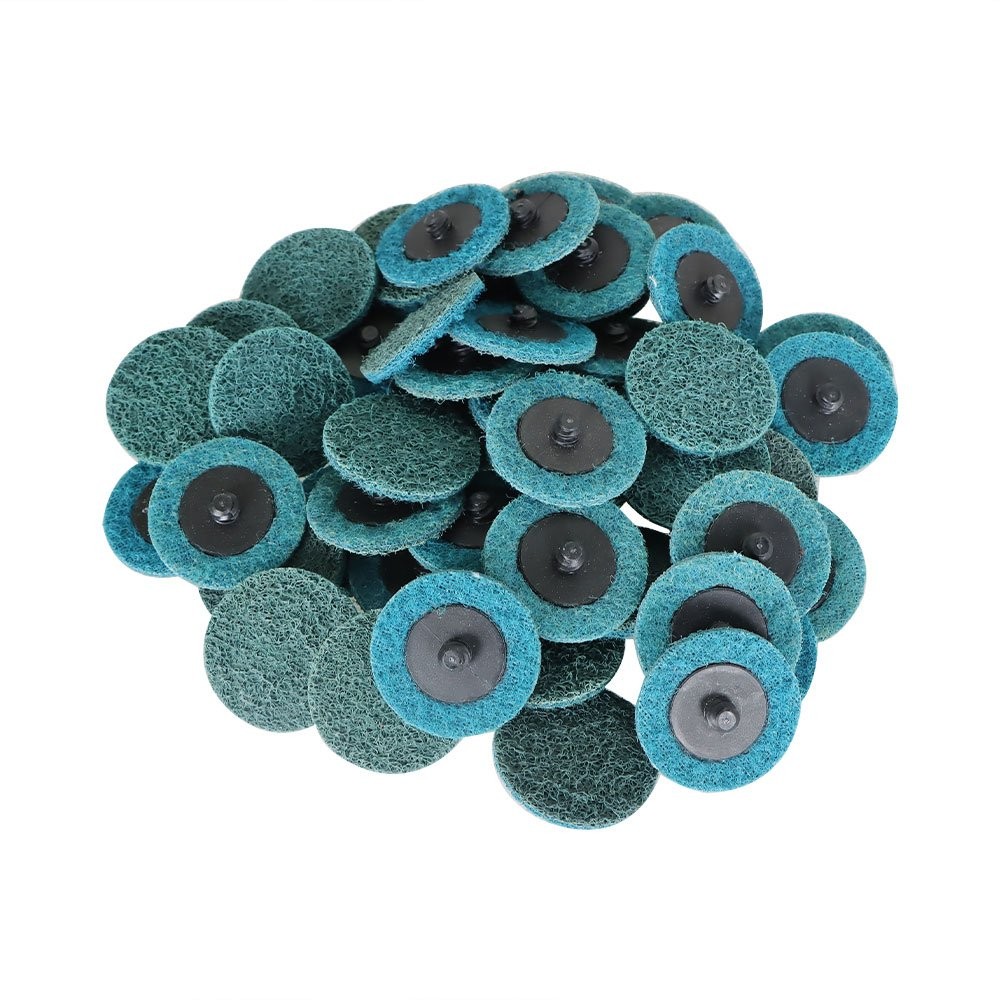 50 Piece 2 In Fine Surface Conditioning Discs Roll Lock Grinder Sanding Pads New
