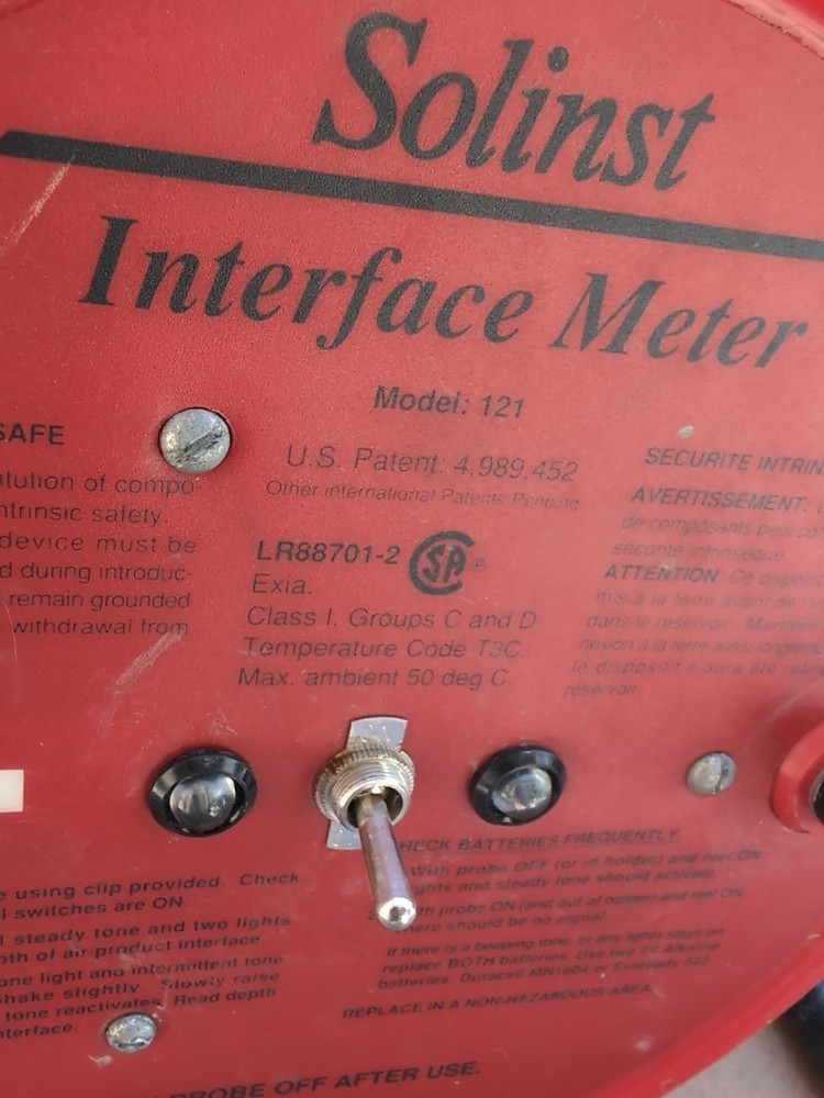 Solinst Interface Meter For Checking Water Please Take A Look It Is Model 121