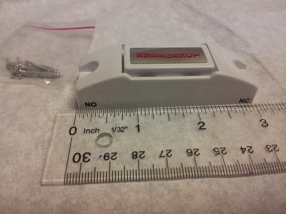 Panic Switch Alarm Surface Mount Emergency Security NO NC