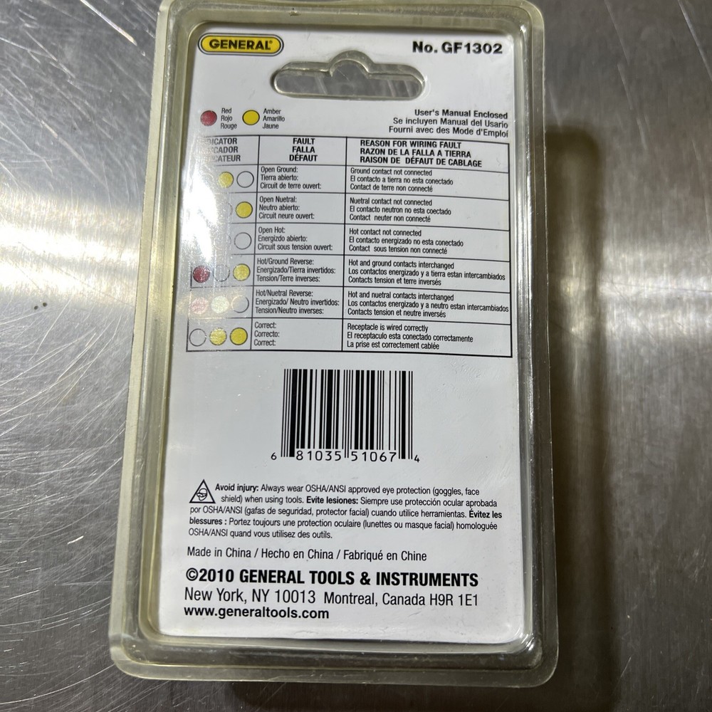 General gfci recepracle tester