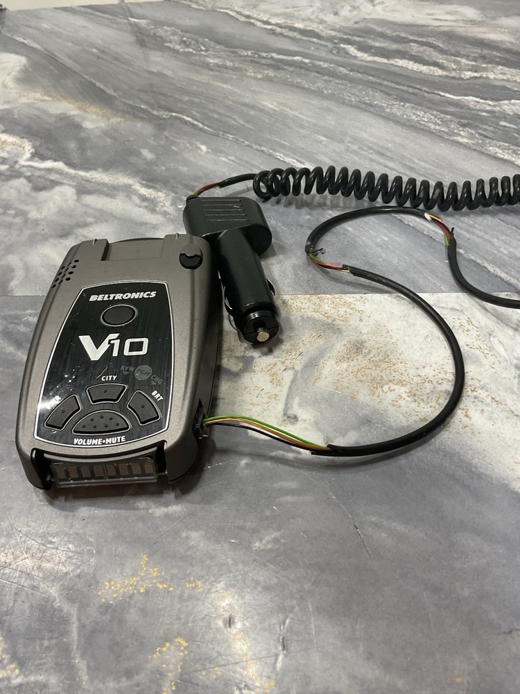 Beltronics V10 Professional Radar Detector W Cord READ