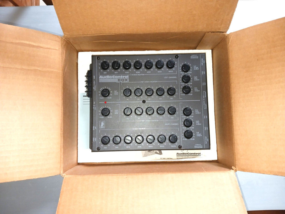 Audio Control EQX (1ST GEN) 1/2 & 1 Octave Auto Equalizer-GENTLY USED !