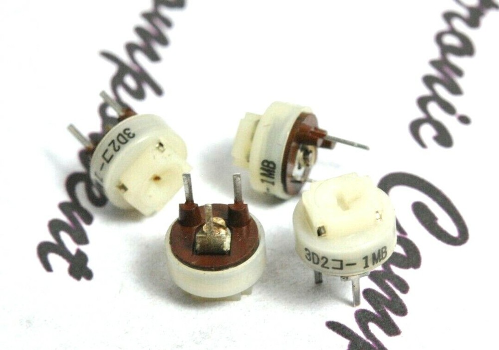 10pcs - ALPS 1MB 3D2 1M Trimmer Potentiometer Resistor - NOS