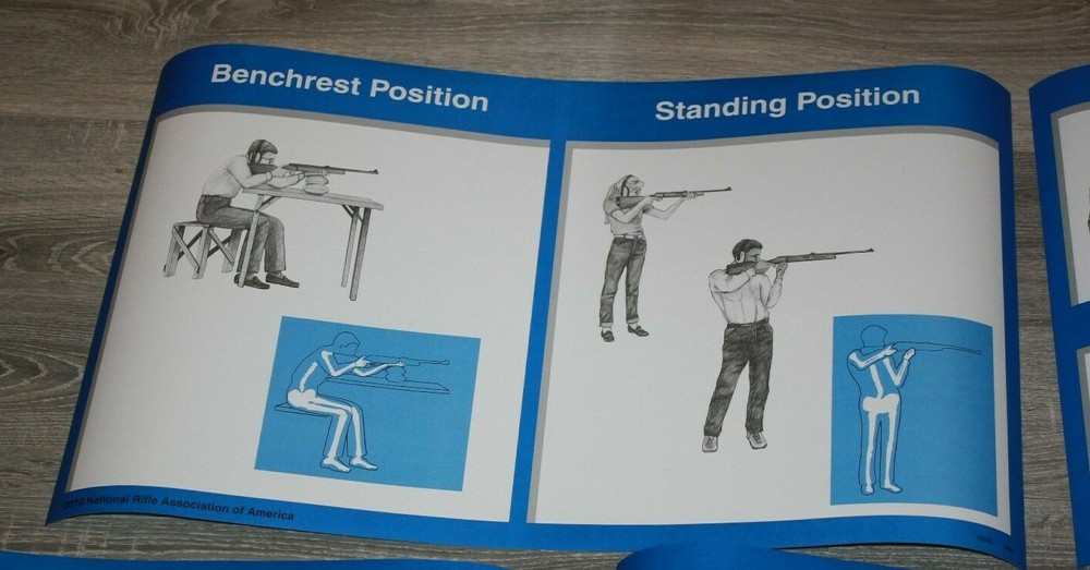 2010 NRA 8 POSTER SET RIFLE POSTERS