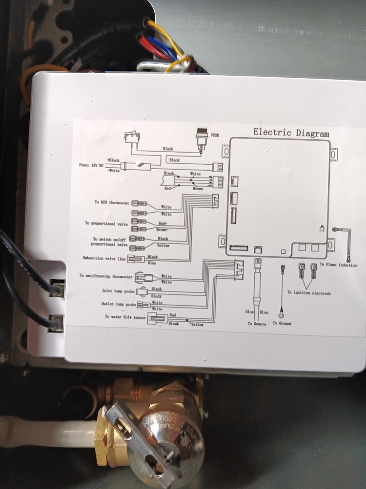 AMZCHEF UL-10RVAMC-BK tankless gas RV water heater, 65,000