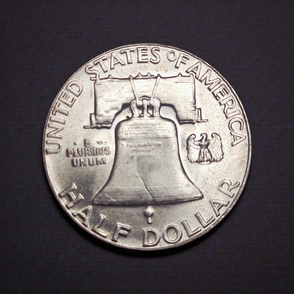 1957-D Franklin Half Dollar 90% Silver