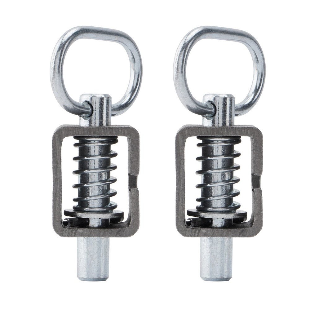 SPARKWHIZ 4Pack Spring Trailer Gate Weld-On Spring Latch Lock Assembly Universal