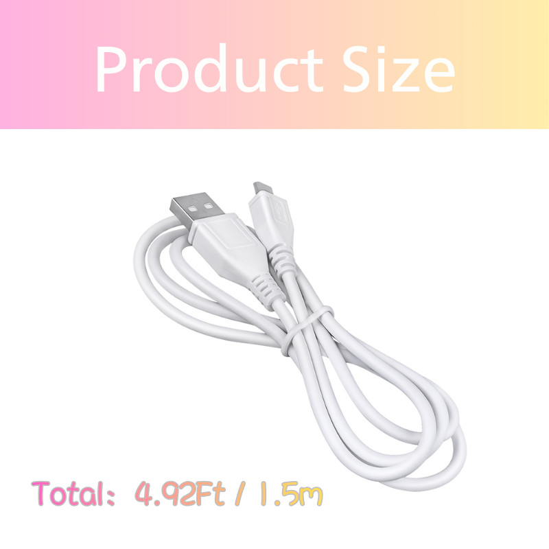 Charging Cord Cable For Simplehuman 5 inch & 8 inch Round Sensor Makeup Mirror
