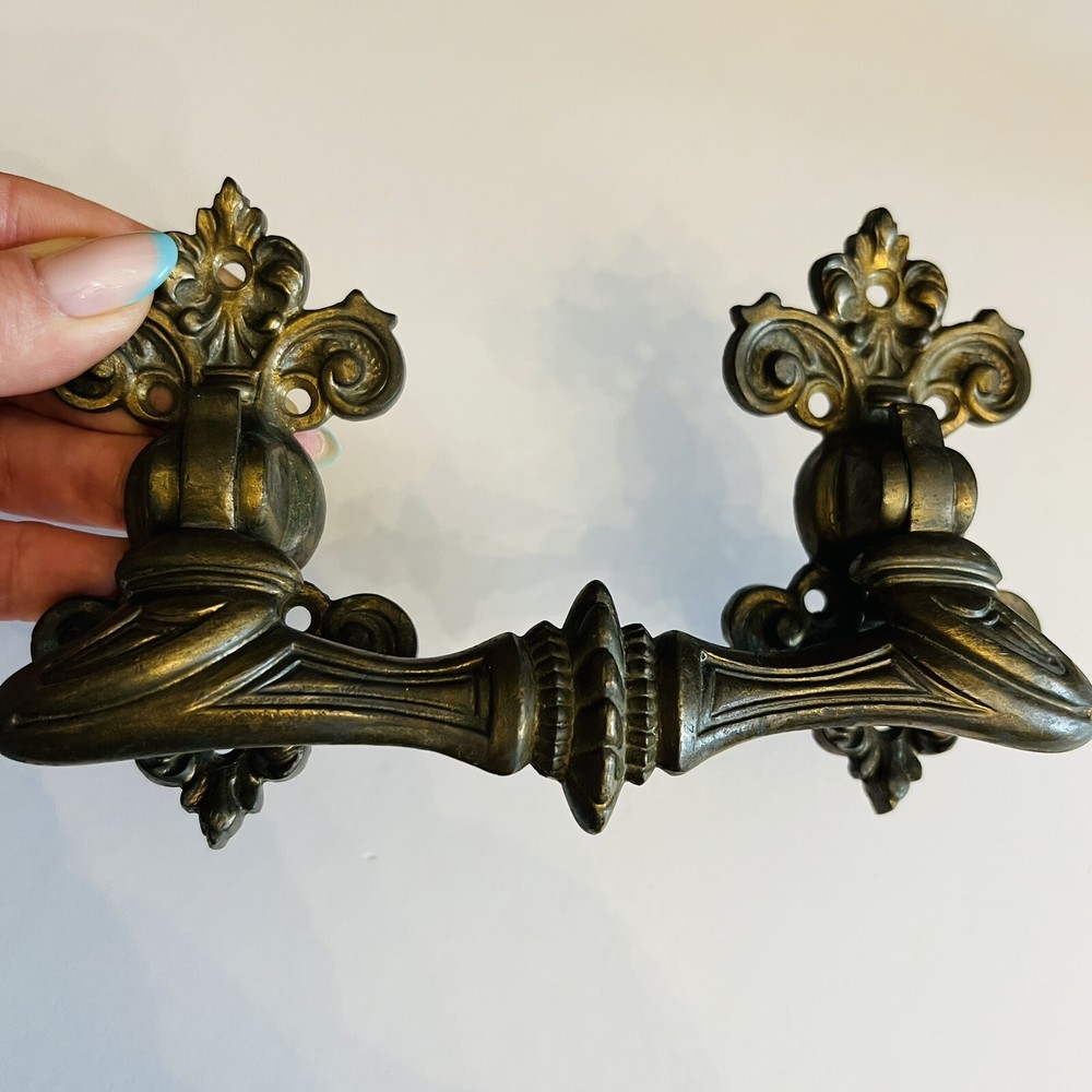 Antique Large BRONZE HANDLE