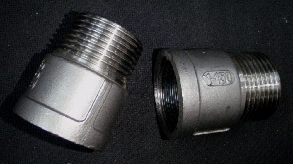 RS100 STAINLESS STEEL RISER 1" NPT EXTENDER PIPE FITTING