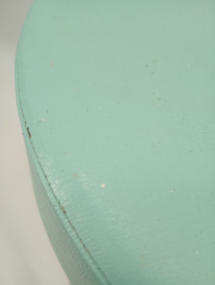 Vintage Industrial Shop Stool Round