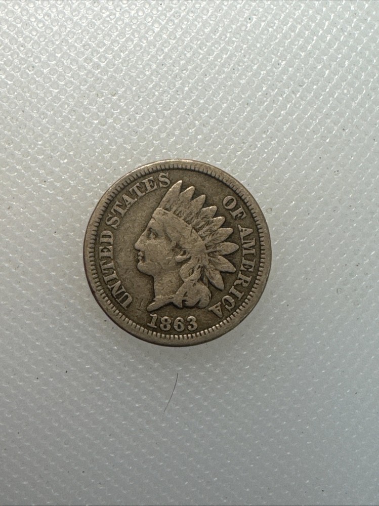 1863 Indian Head Cent TK22
