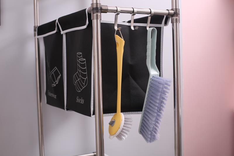 Laundry Hamper 3 Tier Laundry Sorter with 4 Removable Bags Laundry Lights Darks