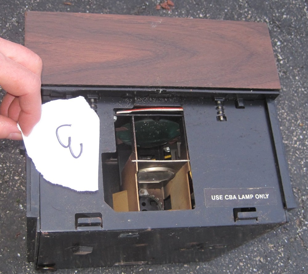 slide cube projector