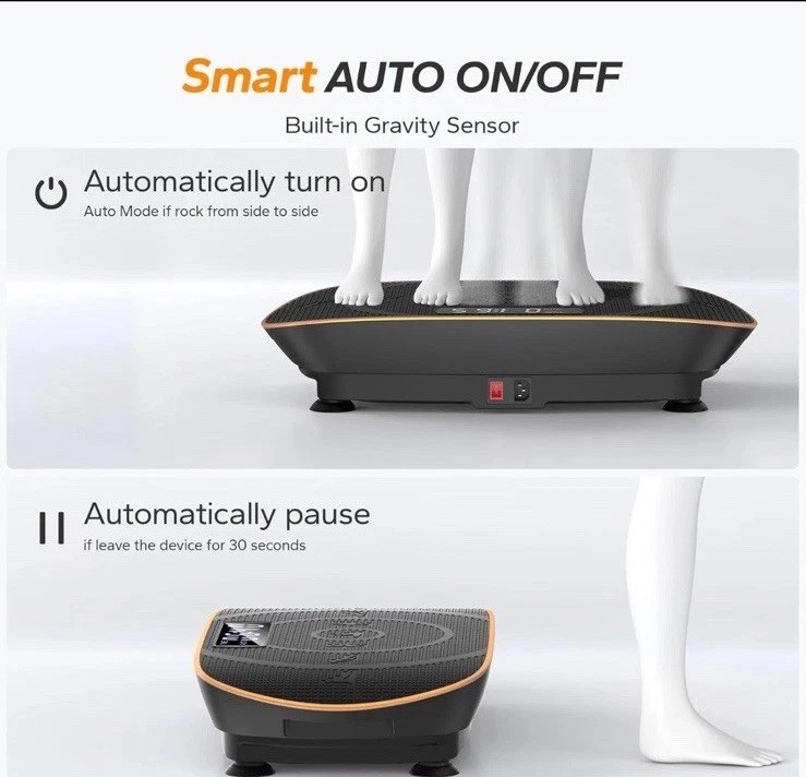 MERACH 2398 Vibration Plate Exercise Machine Vibration Plate Bluetooth Auto Mode