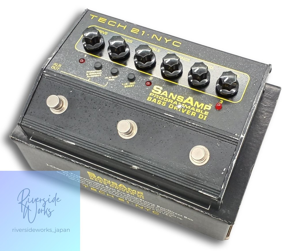 TECH21 SansAmp Programmable Bass Drive Preamp Pedal