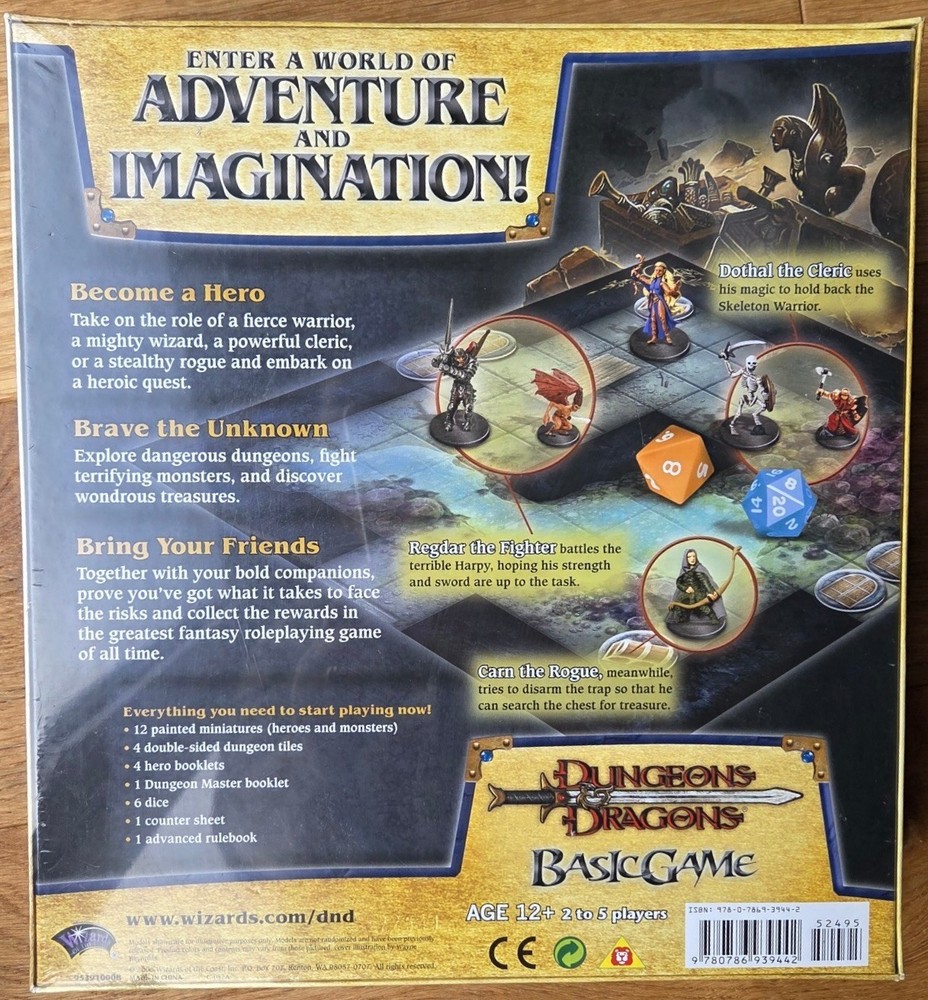 Dungeons & Dragons D&D 2006 Basic Game 12 miniatures Blue Dragon superb sealed