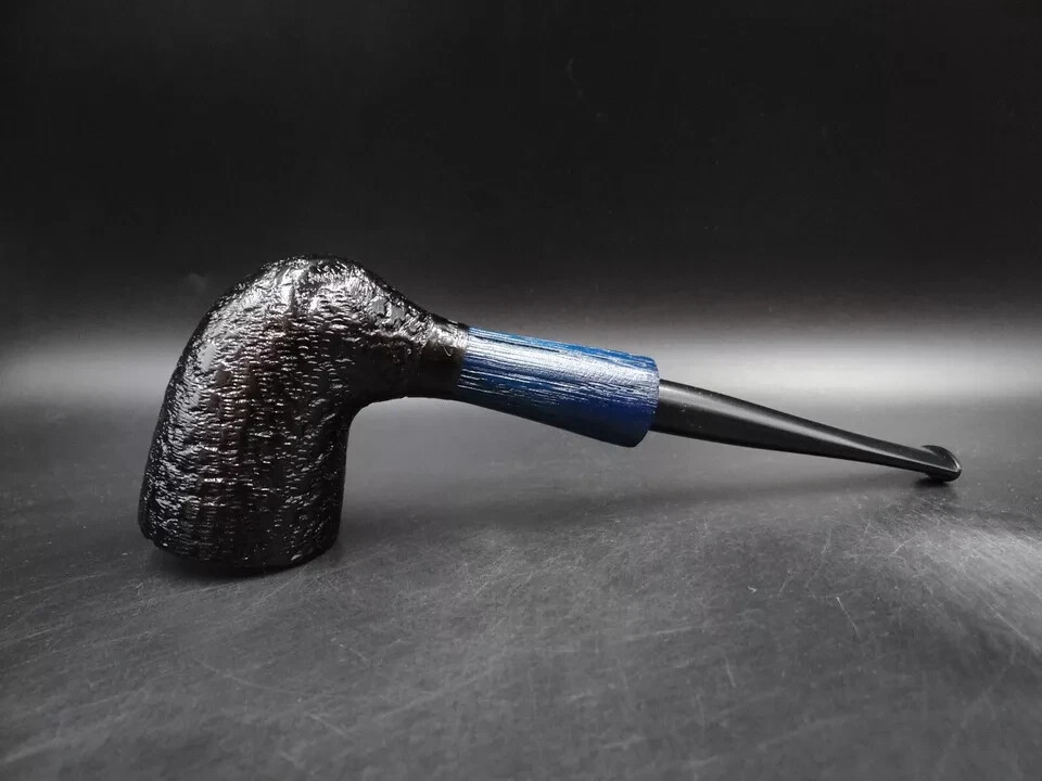 TURKIEWICZ BLACK OAK (MORTA) HAND MADE CALABASH PIPE TX