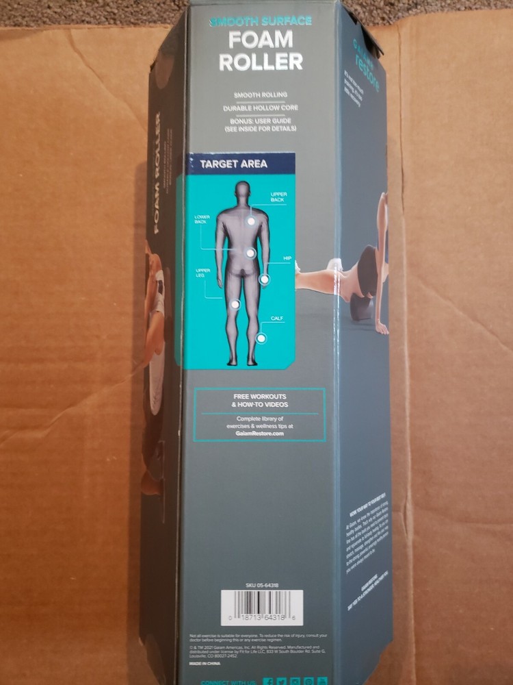 13" Deep Tissue Foam Roller