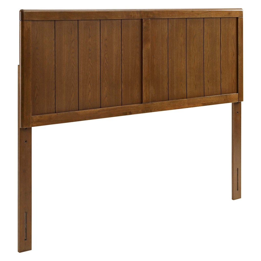 Modway Robbie Wood Full Headboard in Walnut