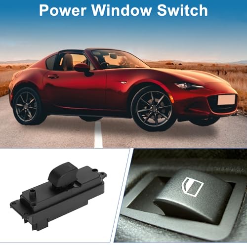 Power Window Switch Rear Left Driver Side Window Control Switch for Mazda