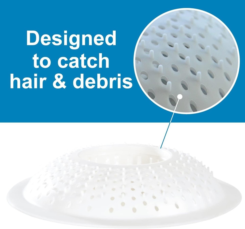 Hairstopper 2-Pack: Patented Drain Protector for Efficient Clog Prevention