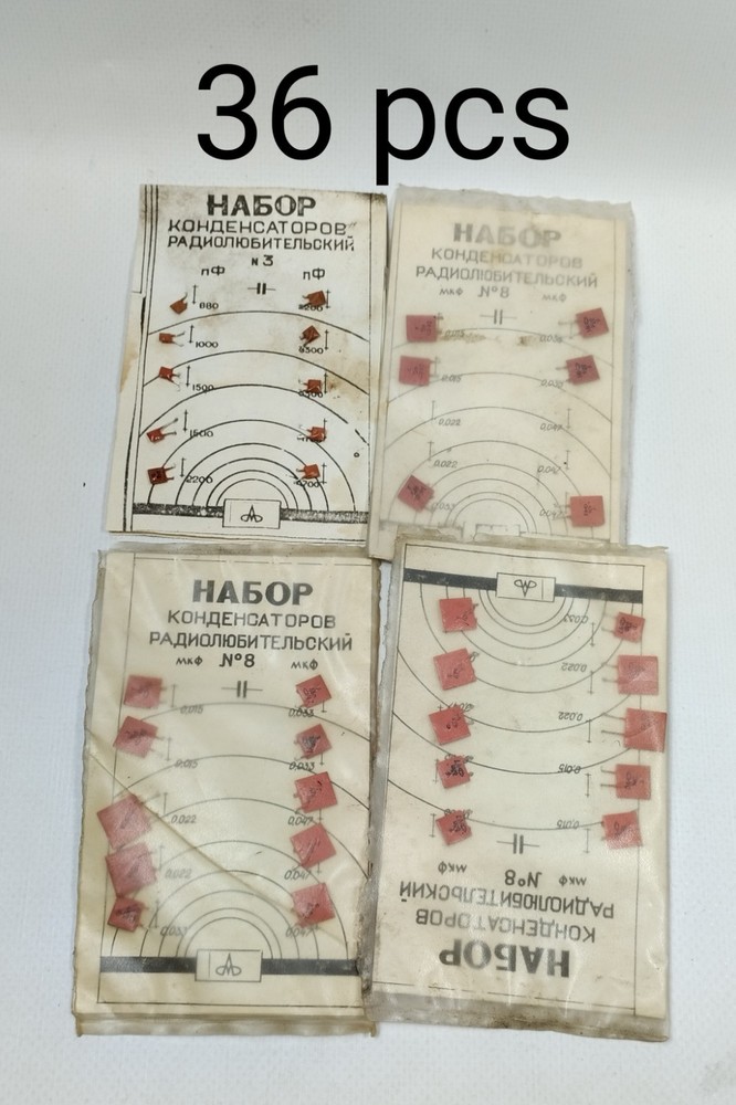Lot Various Soviet Radio Components Ceramic Resistors USSR