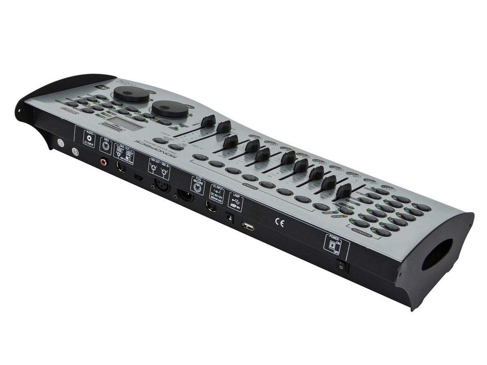 Monoprice 16-Channel Universal DMX-512 Controller - MIDI Compatible, Grey