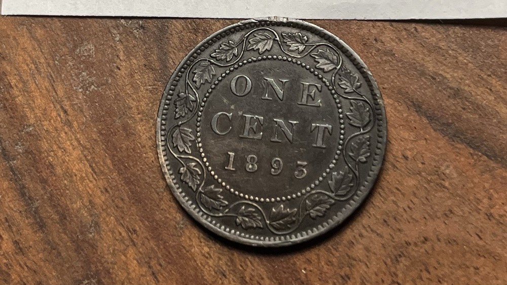 1893 Canada Large Cent Double 9 #1