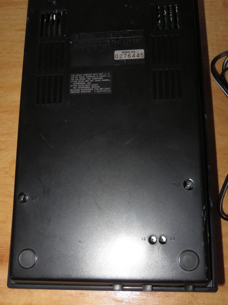 Sony M-2000 Microcassette Transcriber With Power Adapter UNTESTED. as-is