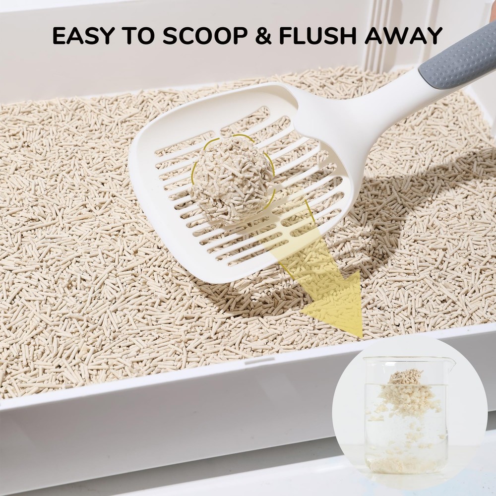 Cat Litter Flushable Quick Clumping Unscented 18 LBS 3 Packs