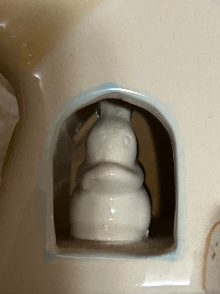White Rabbit England Cottage Night Light Pottery