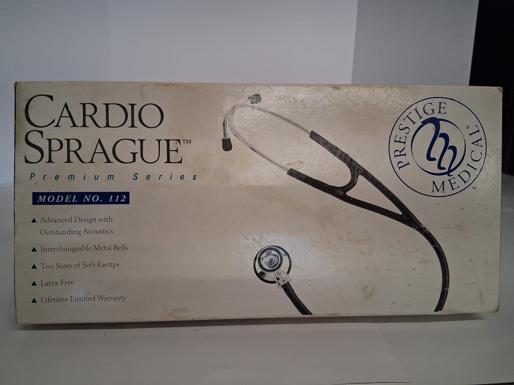 Prestige Sprague Model 112 Black Stethoscope