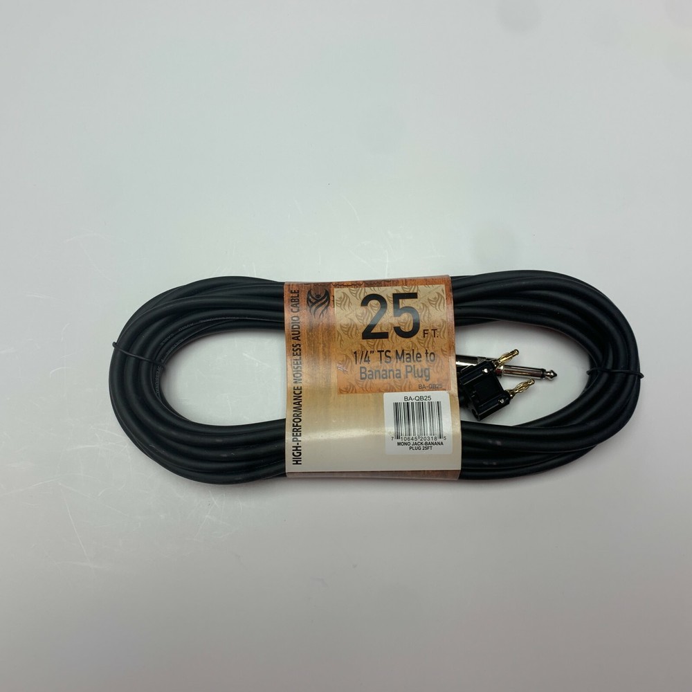Blackmore BA-QB25 Premium Audio Interconnect Cable for Musical Instruments