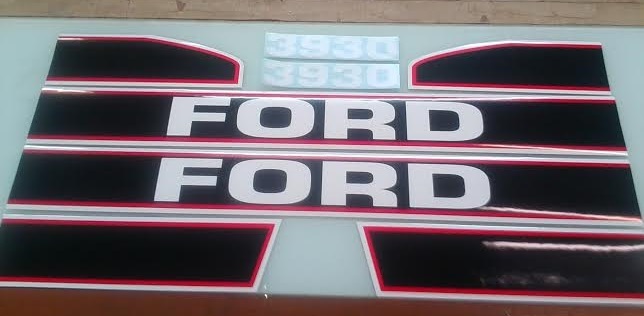 Ford 3930 Hood Decals