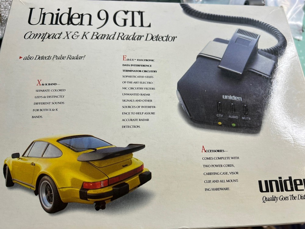 Uniden 9 GTL Band Radar Detector
