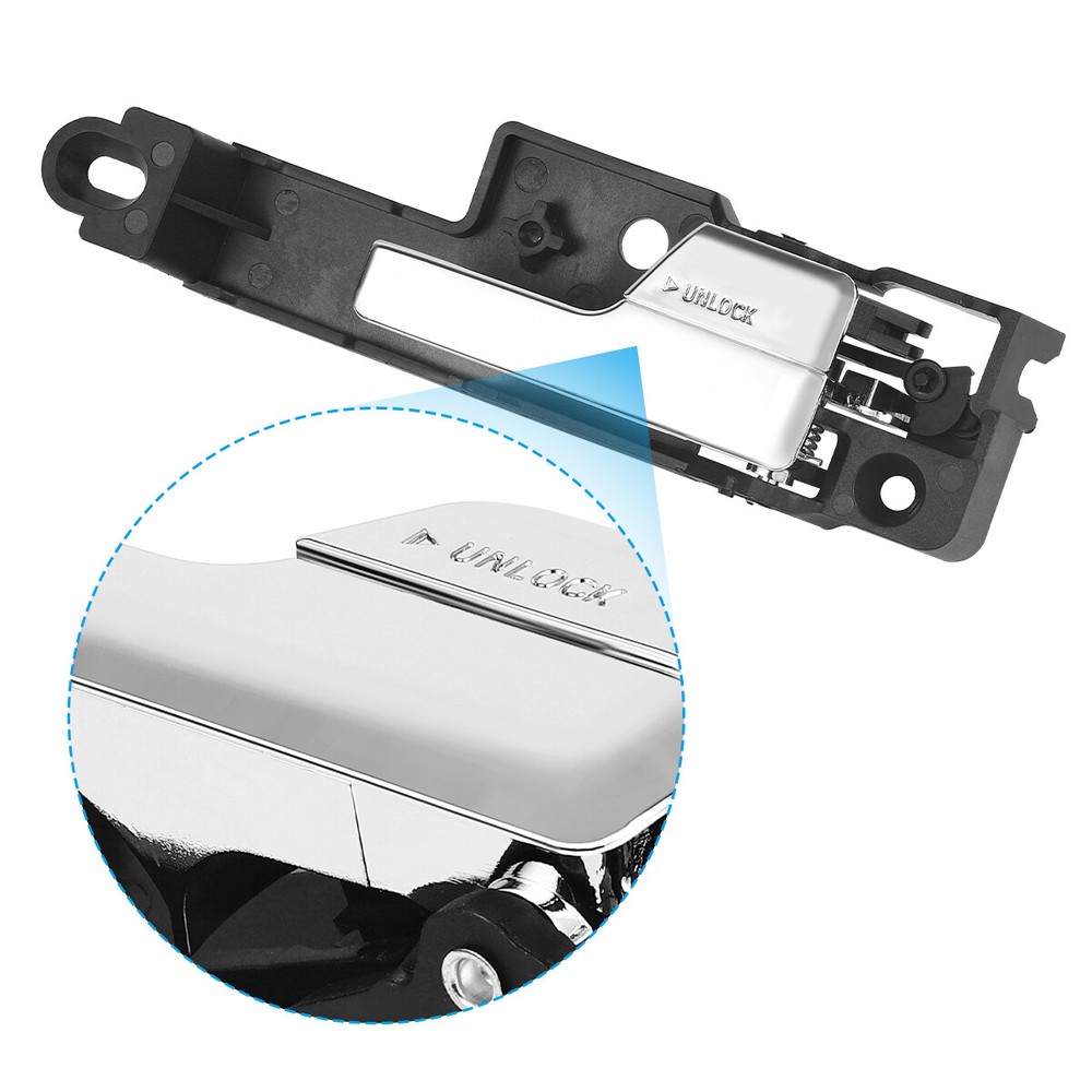 Front Right Interior Door Handle For 2006-2012 Ford Fusion Passenger Side Chrome
