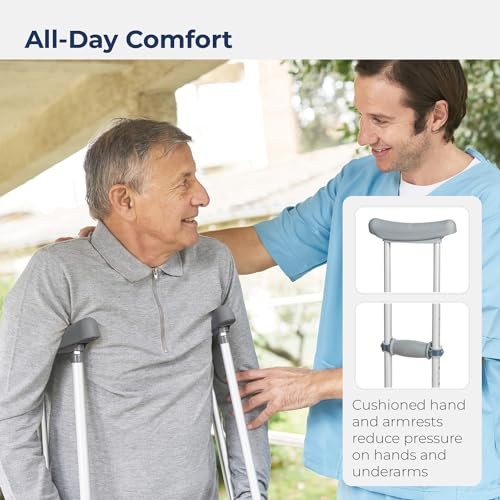 Crutches 1 Count (Pack of 1)