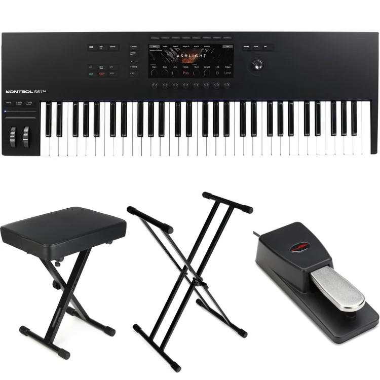 Native Instruments Kontrol S61 Mk3 61-key Smart Keyboard Controller Essentials