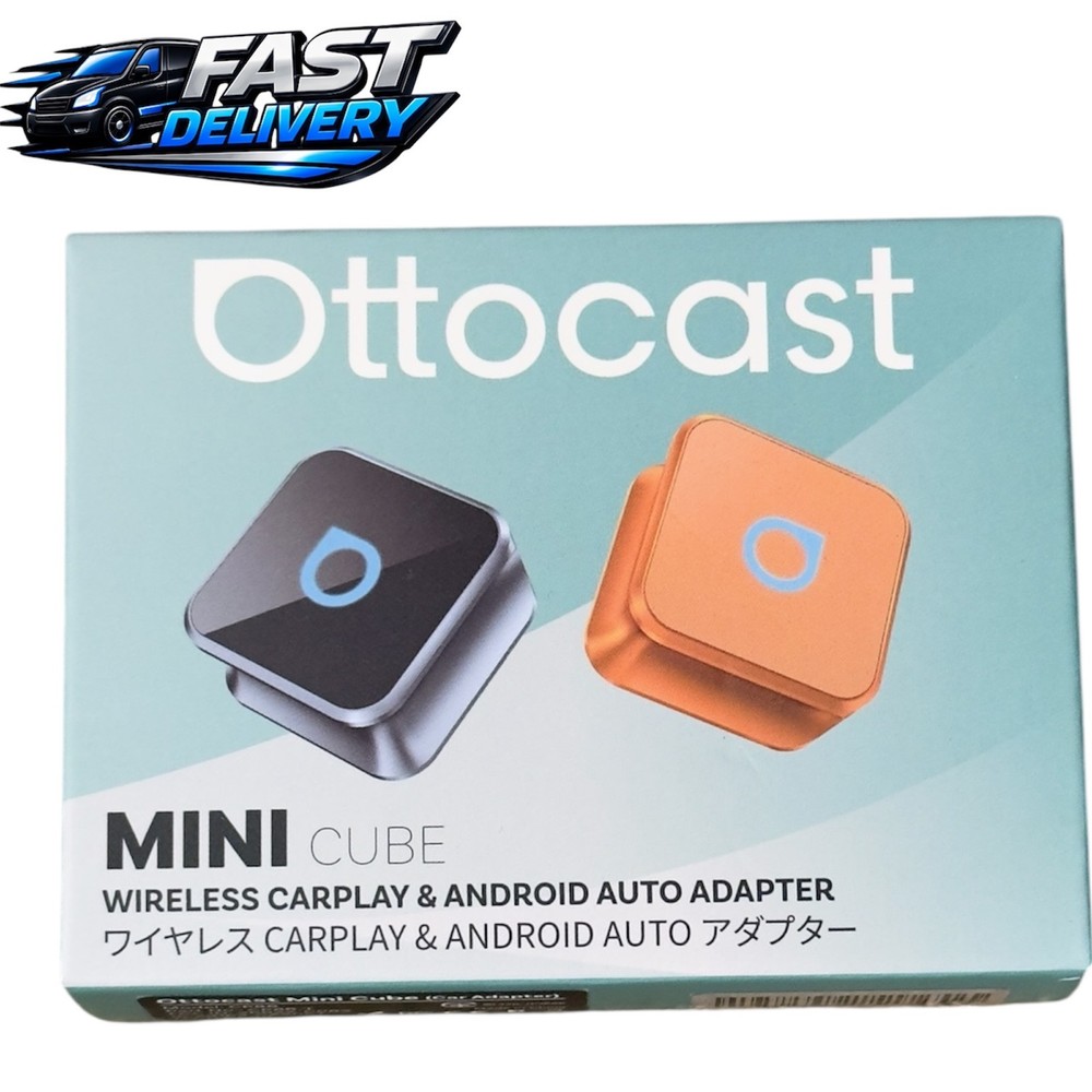Ottocast Mini Cube CP88-TC Gray USB-C Wireless CarPlay Android Auto