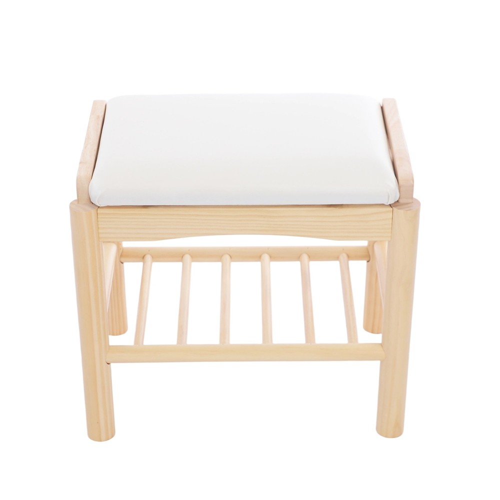 Rectangular Shoe Storage Bench,45*30*40cm Shoe Storage Bench for Entryway