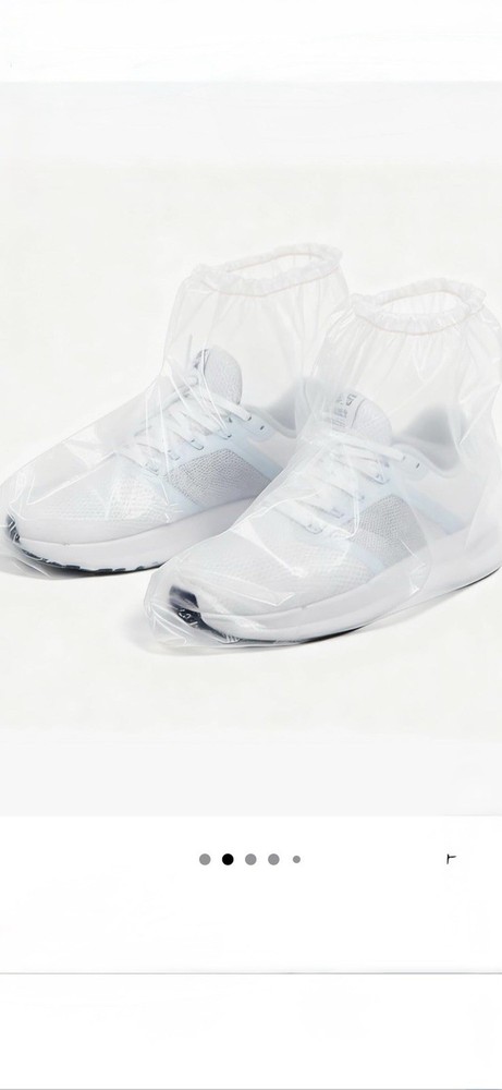Clear Waterproof Plastic Shoe Covers for Men