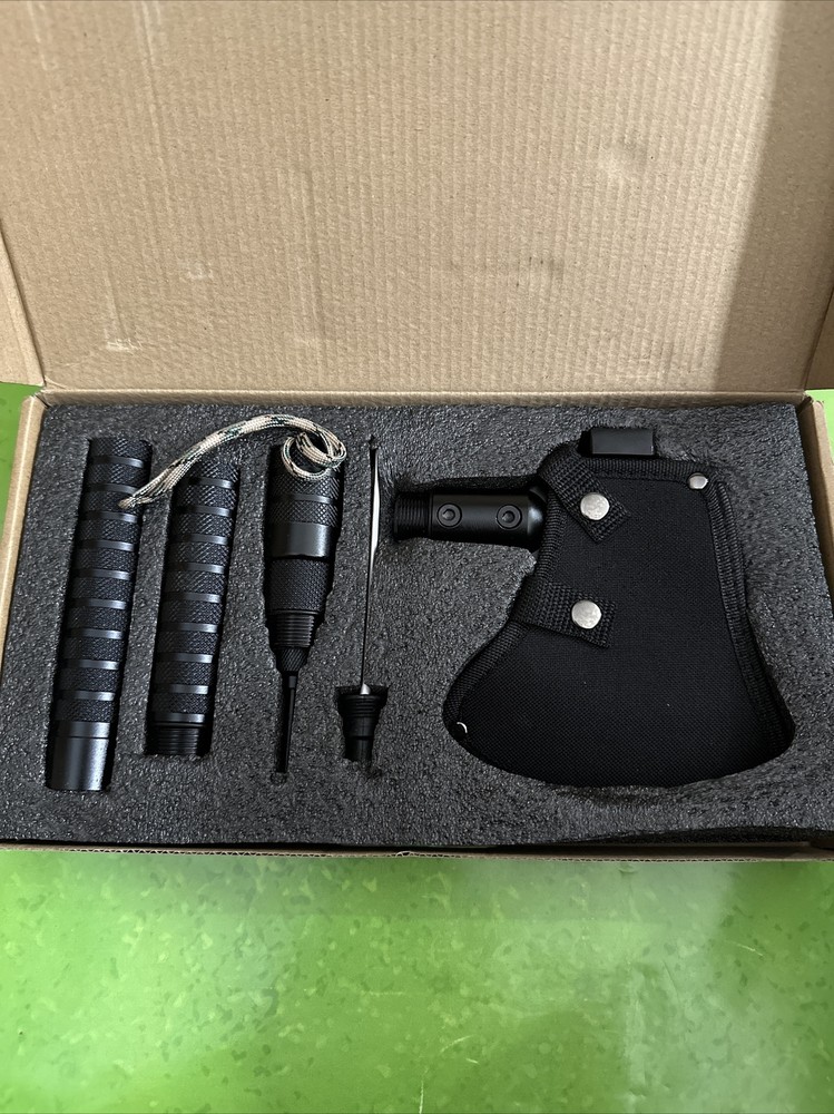 Survival Axe Kit Tactical Hatchet Camping Axe Sheath Survival Multi-tool Set