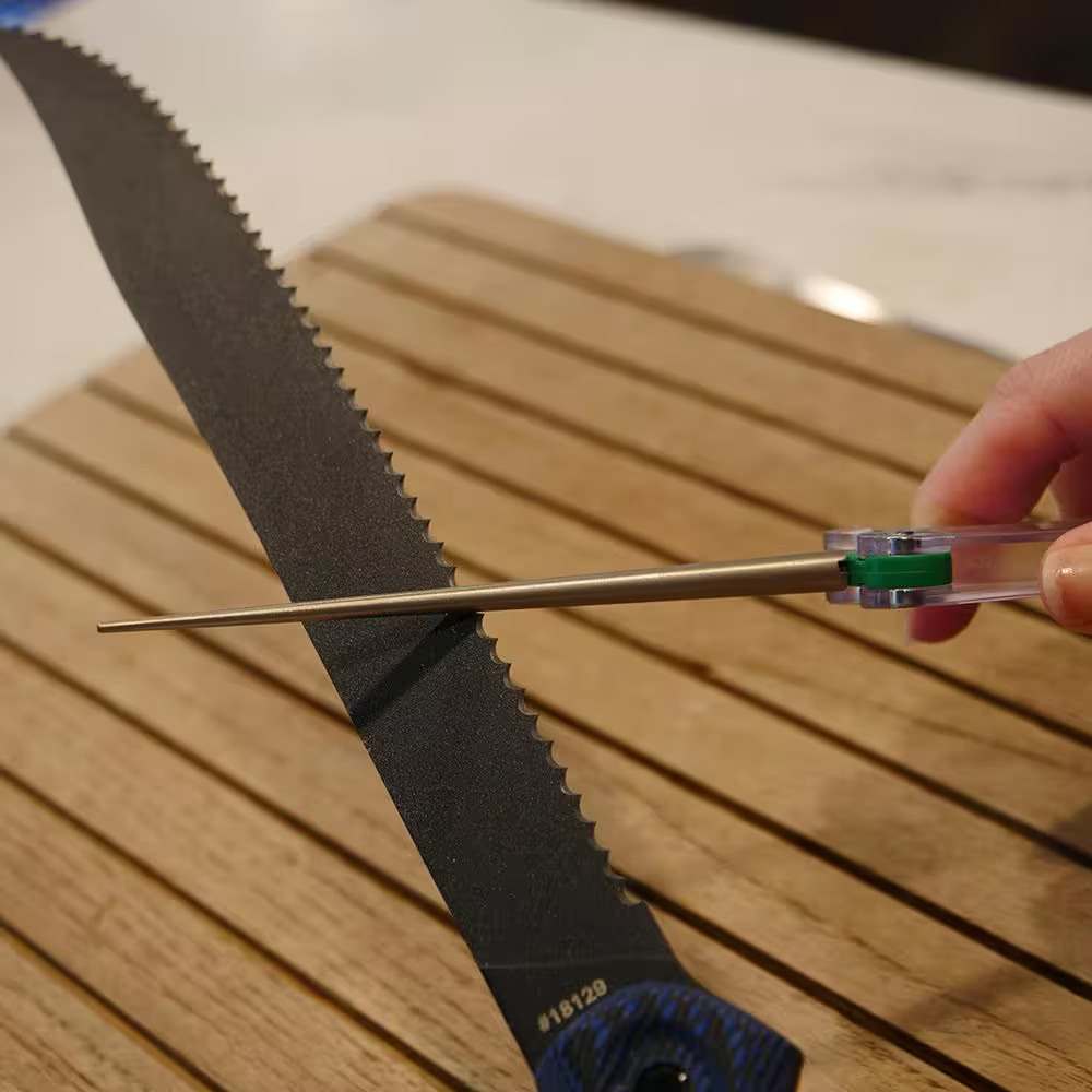 9.5 In. Diafold Serrated Knife Sharpener Extra-Fine Handheld Sharpener